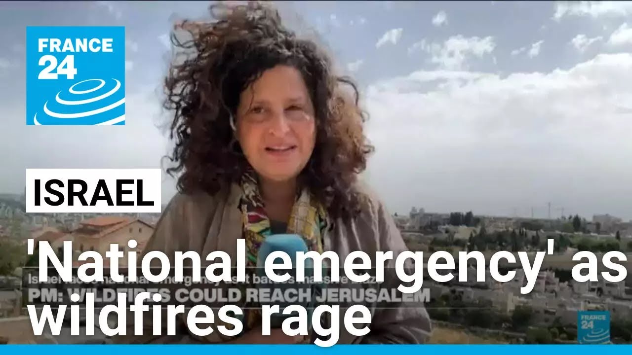 Wildfires rage near Jerusalem, Israel declares the state of emergency • FRANCE 24 English