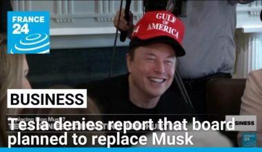 Tesla denies report that its board planned to replace Musk • FRANCE 24 English