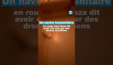 ⛴️ Un navire humanitaire en route vers #Gaza dit avoir été visé par des #drones israéliens