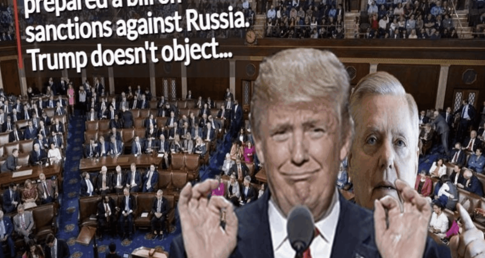 Republican Senator Lindsey Graham stated that 72 of his colleagues support a bill that would impose 'devastating' new sanctions against Russia and tariffs on countries that purchase its oil, gas, and other key goods if Vladimir Putin does not begin negotiations to end the war in Ukraine.