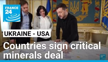 Ukraine and US sign minerals deal, marking shift from military to economic support • FRANCE 24