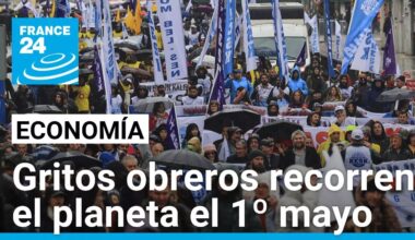El mundo se levanta por el trabajo: marchas y choques marcan el Día del Trabajador • FRANCE 24