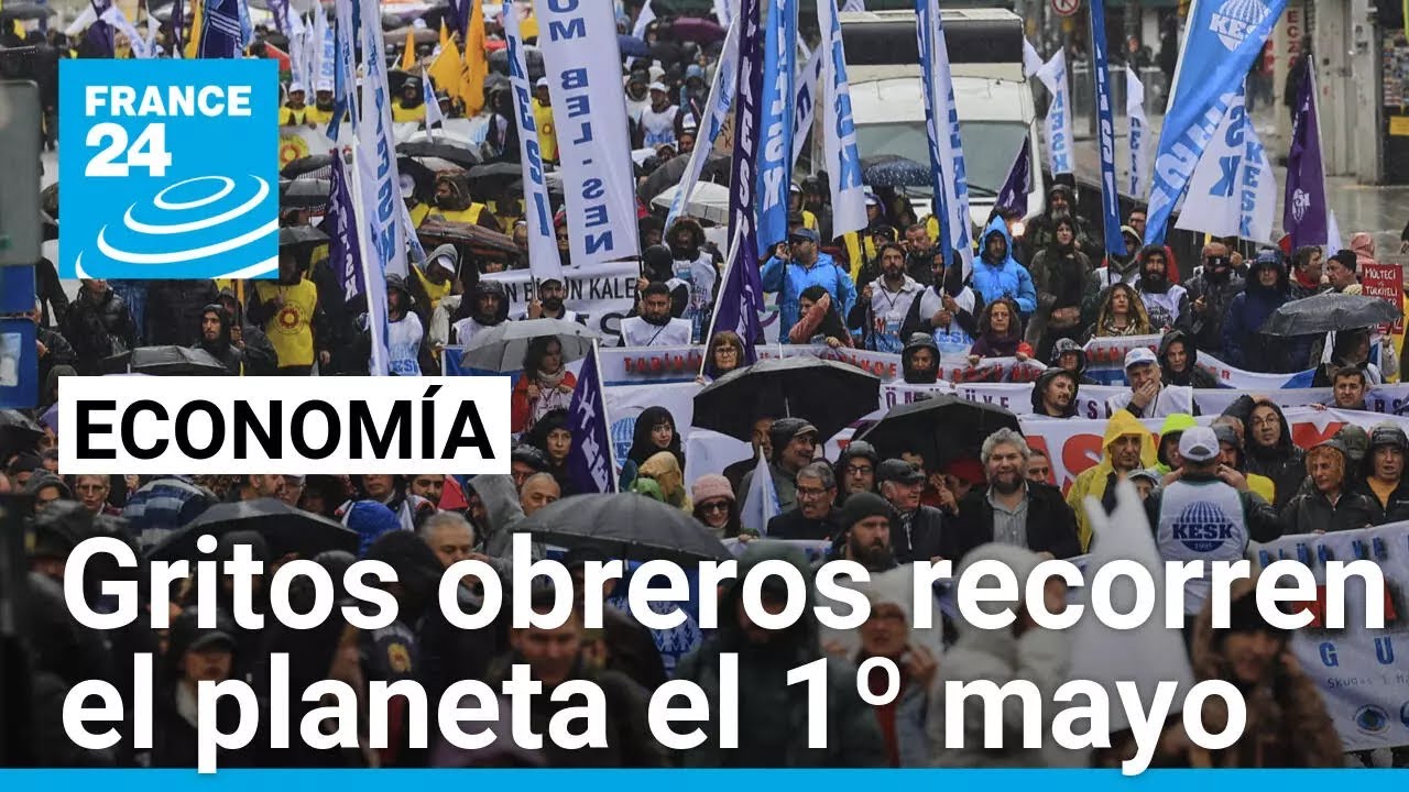 El mundo se levanta por el trabajo: marchas y choques marcan el Día del Trabajador • FRANCE 24