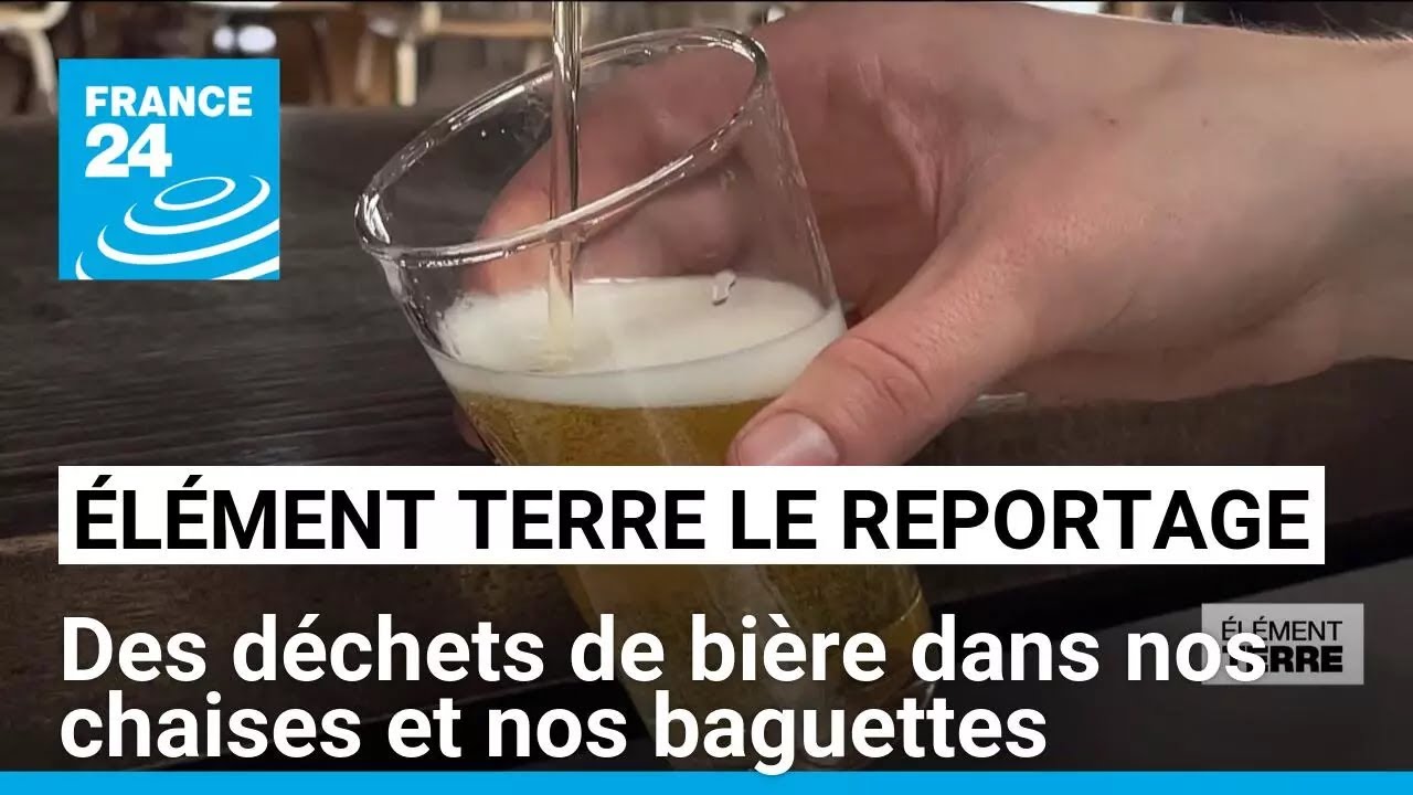 Des déchets de bière dans nos chaises et nos baguettes • FRANCE 24