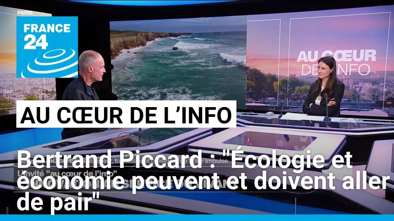 Bertrand Piccard : "Écologie et économie peuvent et doivent aller de pair" • FRANCE 24
