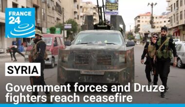 Government forces, Druze fighters reach ceasefire after sectarian violence • FRANCE 24 English
