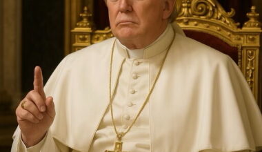 Donald Trump AI photo as pope