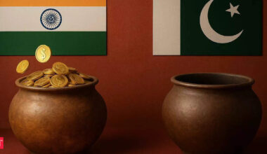 Forex reserves show a pauperised Pakistan, a prospering India