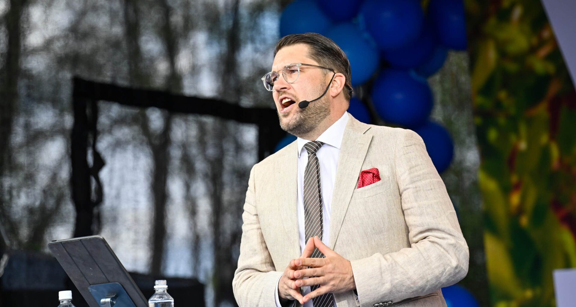 Åkessons beröm till Trump – håller vårtal 2025 | Sverige