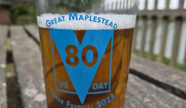 The classic beer festival "half" pint...