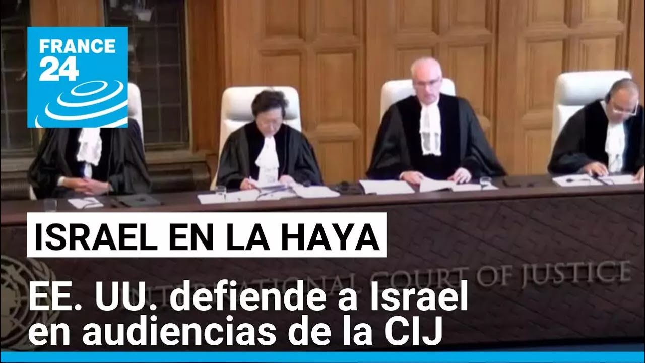 EE. UU. defiende a Israel en las audiencias de la Corte Internacional de Justicia • FRANCE 24