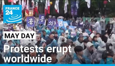 Workers worldwide rally for rights and social justice on May Day • FRANCE 24 English