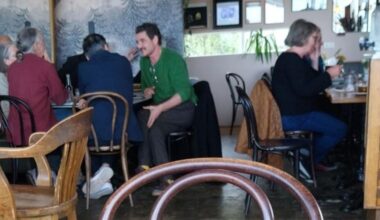 Pedro Pascal spotted at Kaffi Vest