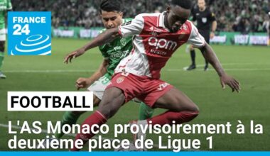 Le PSG tombe à Strasbourg, l'AS Monaco s'imposé à Saint-Étienne • FRANCE 24
