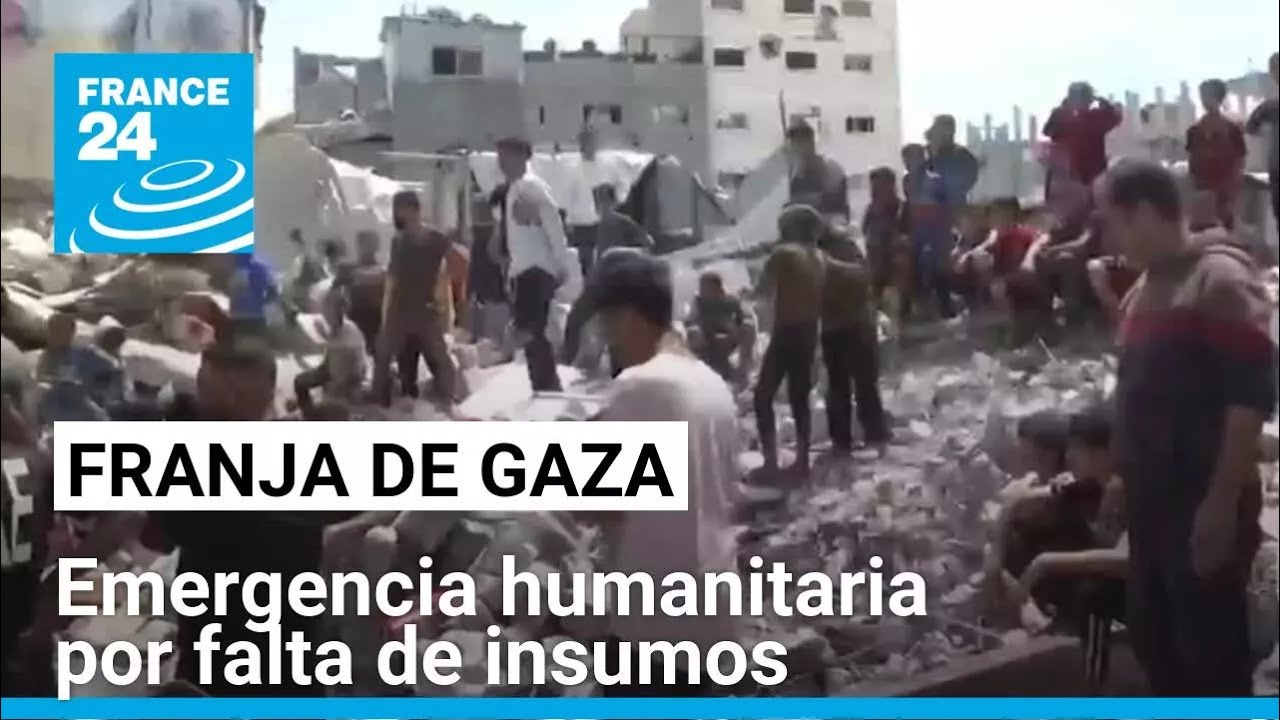OMS alerta riesgos por bloqueos a la ayuda humanitaria para la Franja de Gaza • FRANCE 24 Español