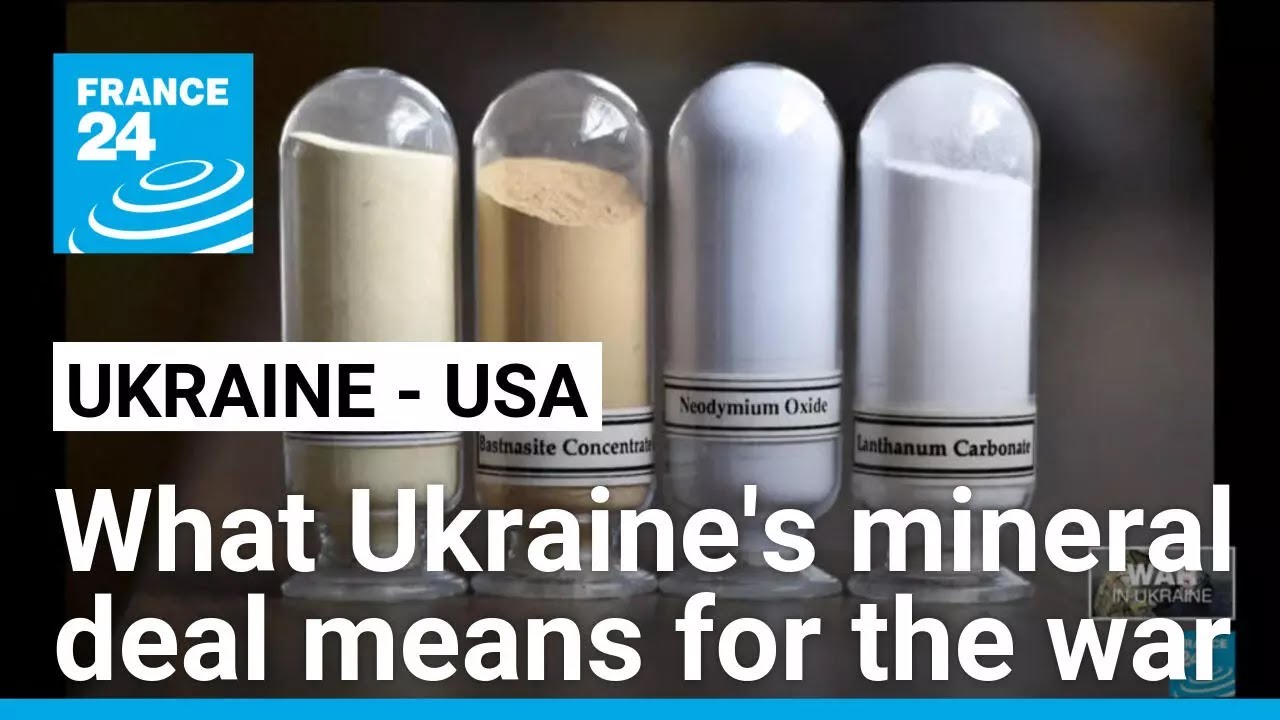 What Ukraine's mineral deal with the US means for the war against Russia • FRANCE 24 English
