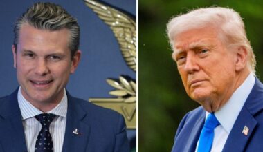 Trump says he's not looking to replace Hegseth 'not even a little bit'