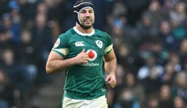 Ireland captain Caelan Doris (ANDY BUCHANAN)
