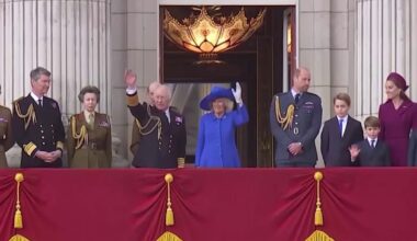 Royal family celebrates V-E Day amid tension with Prince Harry