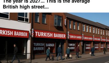 With a vape shop right at the end.