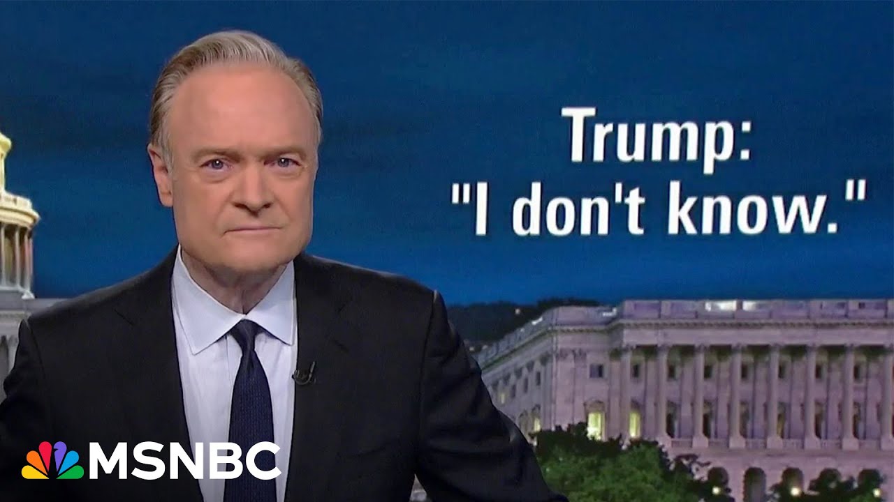 Lawrence: Trump's stupidity has power so you can always feel the danger of that stupidity