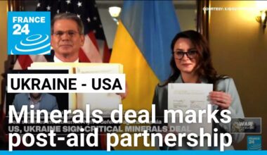New US-Ukraine minerals deal marks post-aid partnership • FRANCE 24 English