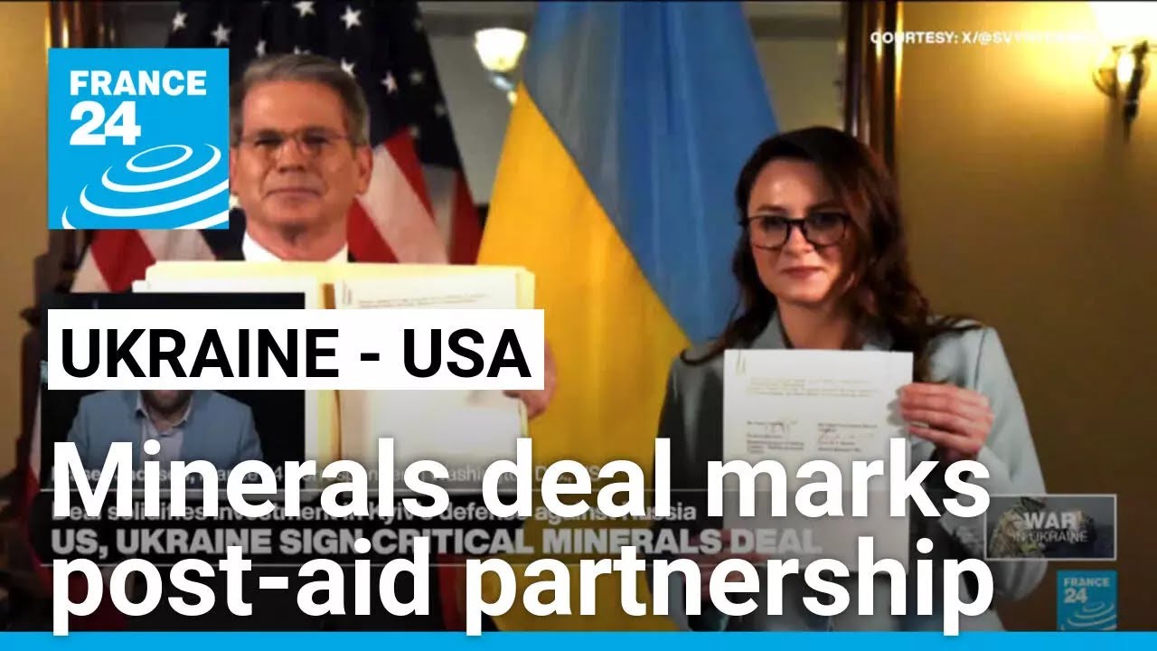 New US-Ukraine minerals deal marks post-aid partnership • FRANCE 24 English