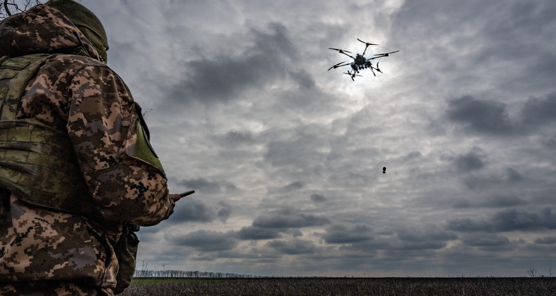 Ukrainian drone operato