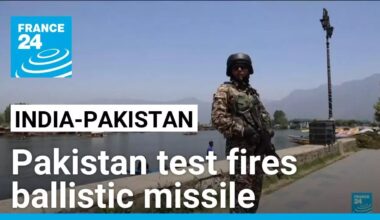 Pakistan test fires ballistic missile amid mounting tensions with India • FRANCE 24 English