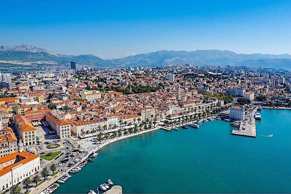 On Croatia’s Adriatic Coast, The Ancient City Of Split Has Become A Major Tourist Destination In Dalmatia