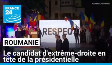 Le candidat d'extrême-droite en tête de l'élection présidentielle en Roumanie • FRANCE 24