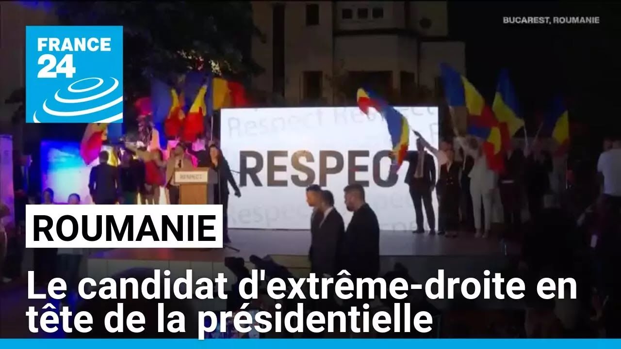 Le candidat d'extrême-droite en tête de l'élection présidentielle en Roumanie • FRANCE 24