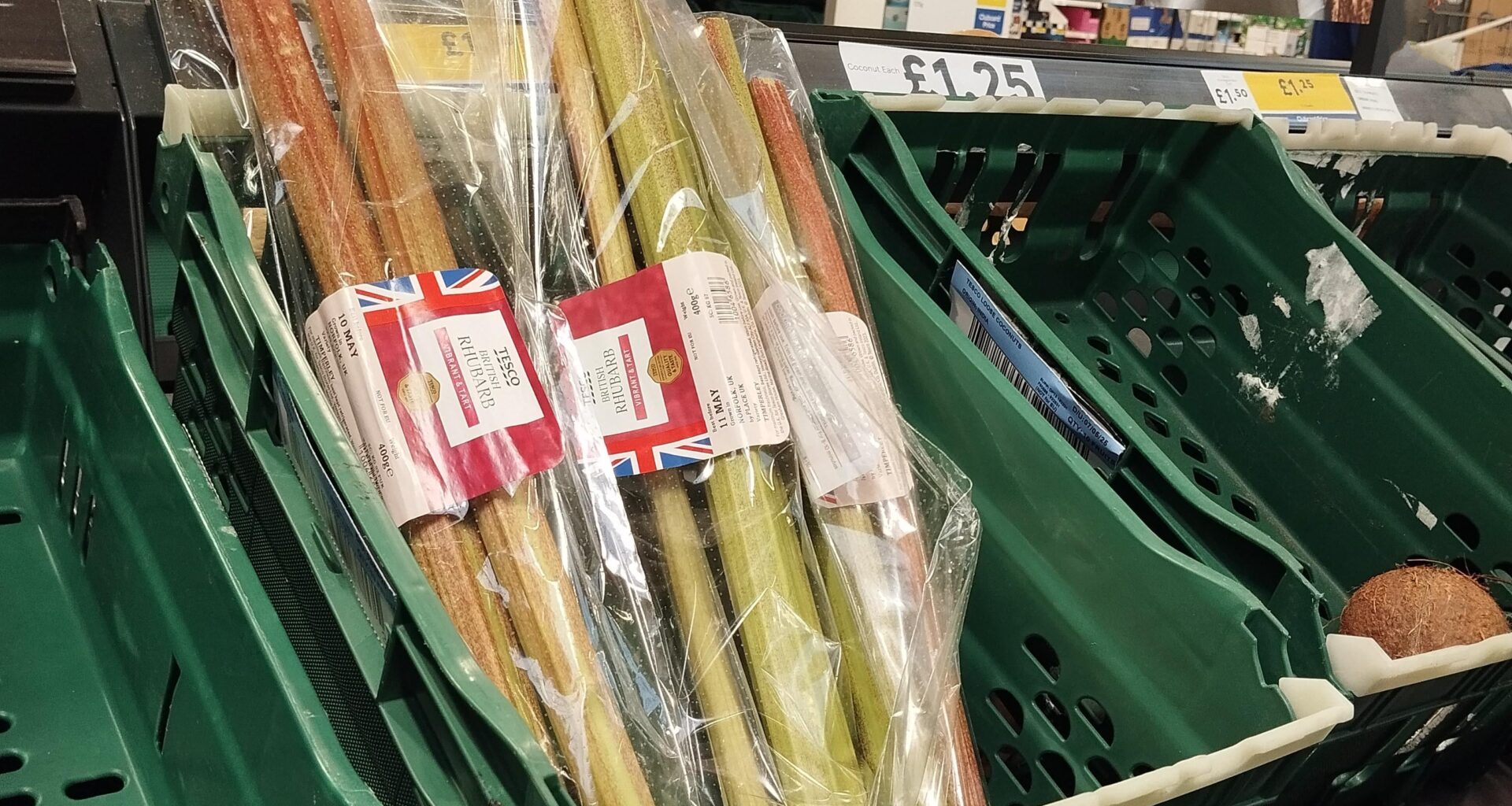 You let the rhubarb go on one holiday and all of a sudden it's "basically a mango"