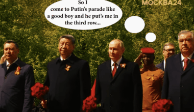 Nothing says “dignity” like scrambling to Moscow to kiss the dictator’s boots – only to be parked in the background like a forgotten houseplant. Bravo, Vučić.