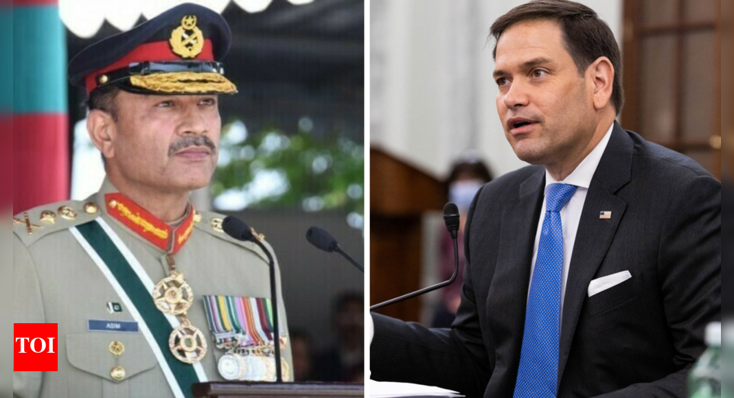 'Find ways to de-escalate': US top diplomat Rubio speaks with Pakistan army chief Asim Munir | India News