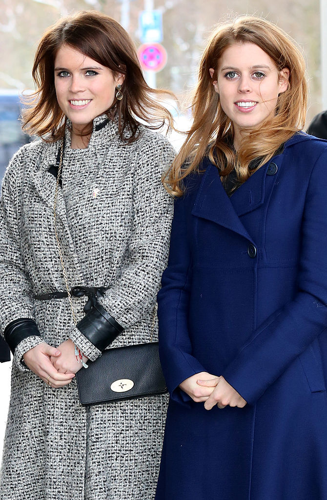 Princess Beatrice And Princess Eugenie Of York Visit Hanover During The GREAT Britain MINI Tour