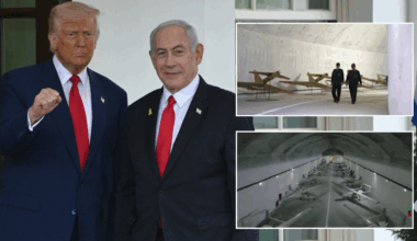 Iran shows off huge underground military bunker as tensions with Israel surge