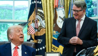 Trump is a people person who could cut UK tariffs further, Mandelson says