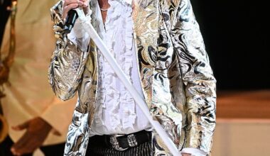 Sir Rod Stewart allegedly partied at a bar in Krakow, Poland, for five hours before being led to his car by three minders on Wednesday (pictured in March this year)