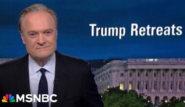 Lawrence: Retreating on tariffs 'confused illiterate clown' Trump admits he's too weak to do his job