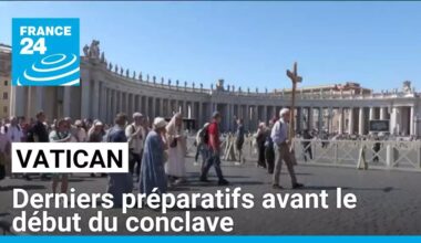 Vatican : cheminée installée au sommet de la chapelle Sixtine • FRANCE 24