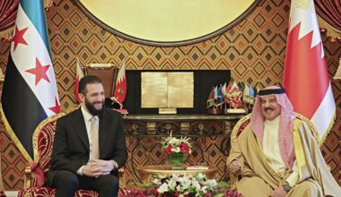Syria's president visits Bahrain and discusses regional affairs with the king
