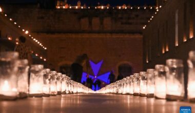"Museums by Candlelight" event held in Birgu, Malta-Xinhua
