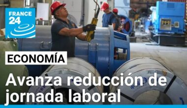 Trabajadores expectantes ante reducción de horas en la jornada laboral • FRANCE 24 Español