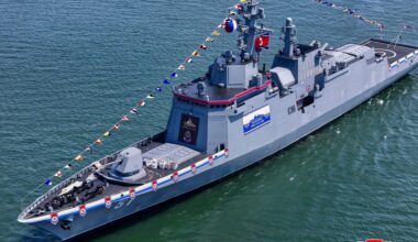 Kim Jong-un’s new flagship destroyer armed with nuclear missiles can’t even SAIL and has to be dragged around by tugs – The Sun