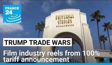 Global film industry reels from Trump tariff announcement • FRANCE 24 English