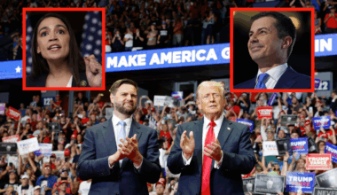 AOC, Vance, Trump and Buttigieg