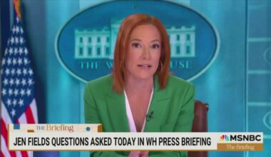 Jen Psaki mocks Trump WH's 'MAGA spin' in mock press briefing