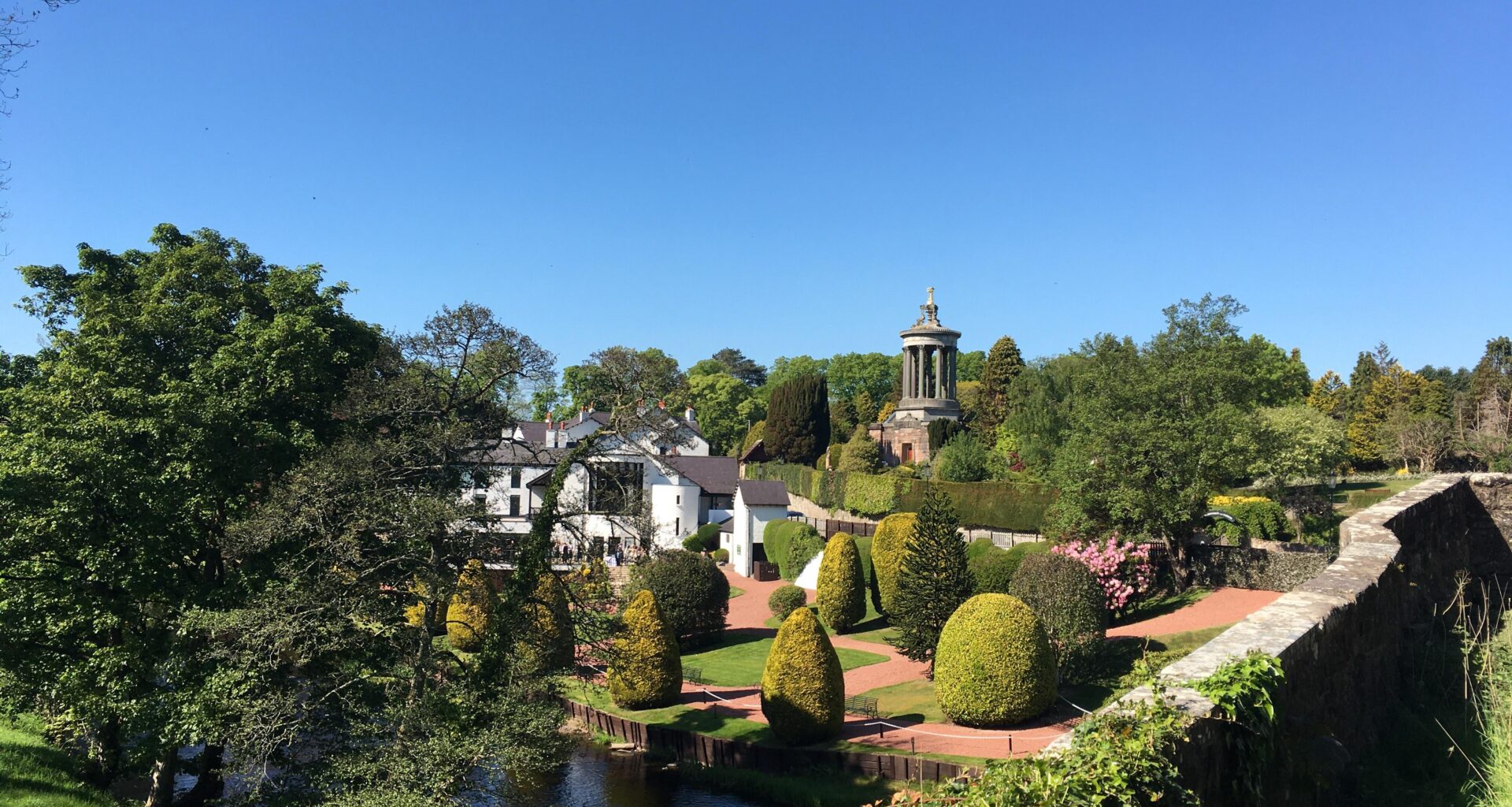 Burns Monument from Brig o’ Doon, Alloway
