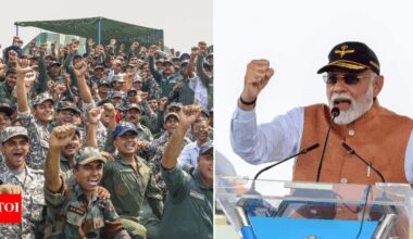 India Pakistan News Live Updates: Enemies hear 'Bharat Mata ki Jai' when our drones, missiles hit targets, says PM Modi at Adampur airbase